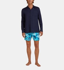 Chemise en lin unie Vilebrequin
