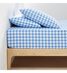 Drap housse en coton, bonnet 30 cm La Redoute Interieurs