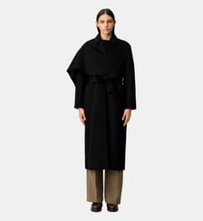 Manteau long drapé Claudie Pierlot