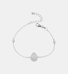 Bracelet chaîne Baguette Argenté GB1061-W-PAR Gena