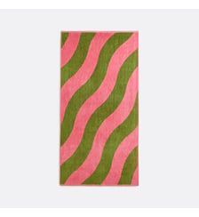 Serviette de plage éponge velours La Redoute Interieurs