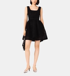 Robe courte brodée Maje