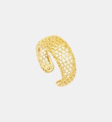 Bague ajustable   doré à l'or fin - Betty Satellite