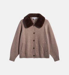 Gilet en laine à col amovible - RILA Gerard Darel