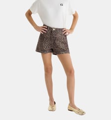 Short LEO en jeans Le Temps Des Cerises