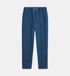 Pantalon 551 en coton à taille élastiquée Serge Blanco