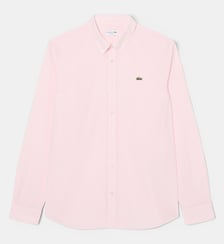 Chemise à carreaux popeline légère regular fit Lacoste