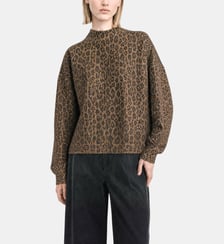 Sweatshirt imprimé léopard The Kooples
