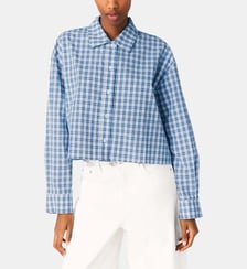 Chemise strassée cravate amovible Maje