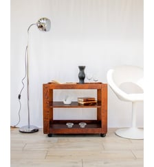 Desserte roulante en bois Anouk N°285- Produit chiné Debongout