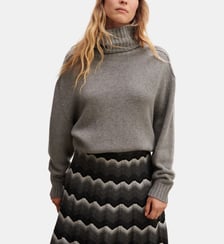 Pull col roulé ample en cachemire Bompard