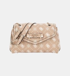 Sac d’épaule Silia logo 4G pivoine Guess