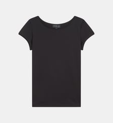 t-shirt Australie en jersey de coton noir Agnès b.