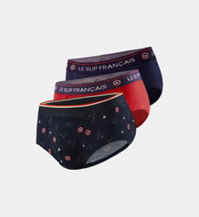 Lot de 3 slips en coton Le Slip Francais