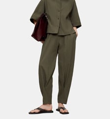 Pantalon avec coton, jogger et jambe ballon Adolfo Dominguez