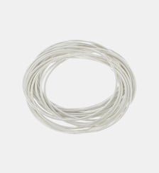 Set de 20 bracelets ressorts argentés Balaboosté