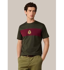 T-Shirt Coupe Regular Avec Panneau À Blason Hackett London