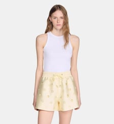 Short à trous à strass Sandro