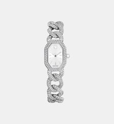 Montre Dextera chain, Fabriqué en Suisse, Bracelet en cristal, Acier inoxydable Swarovski