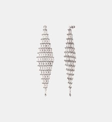 Boucles d'oreilles longues tiges percées  XXL  - Babylone Satellite