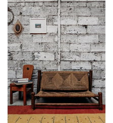 Banquette basse Martine N°21- Produit chiné Debongout