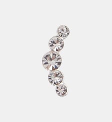 Piercing stud helix/tragus 5 strass acier chirurgical 316L argenté Balaboosté