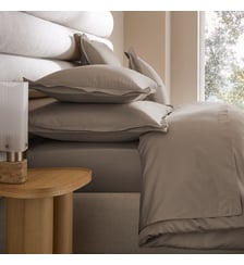 Taie d'oreiller en satin de coton 200 fils AM.PM