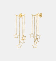 Boucles d'oreilles dorées grand modèle - cassiopee Caroline Najman
