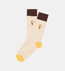 Chaussettes en coton - Toucan Ecru Arthur