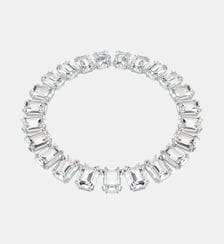 Collier Millenia, Cristaux oversize, Métal rhodié Swarovski