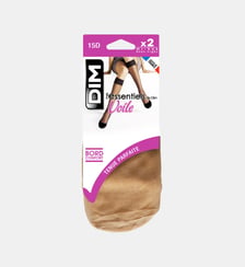 Lot de 2 paires de Mi-Bas Voile 15D Mes Essentiels de Dim Dim