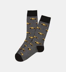 Chaussettes en coton - Le Grand Prix du Sommeil Gris Arthur