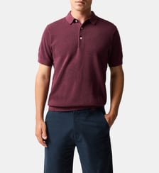 Polo slim en coton tricot à manches courtes Masons Flat Rodd & Gunn