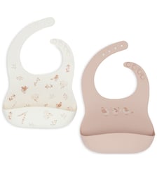 Lot de 2 bavoirs en silicone Jollein