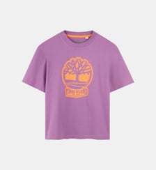 T-shirt bicolore avec logo Timberland