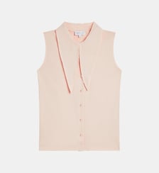 chemise Jane en jersey de coton rose Agnès b.