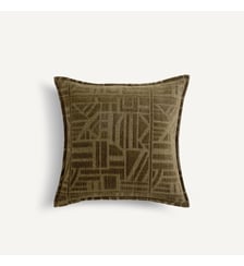 Housse de coussin chenille jacquard AM.PM