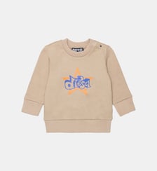 Sweat-shirt col rond avec logo Diesel Kids