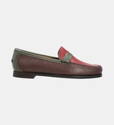 Mocassin w lizard beaufort - cuir lisse Fairmount