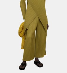 Pantalon à taille élastiquée et jambe large Adolfo Dominguez