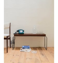 Table d'appoint en bois et métal Hanna N°699- Produit chiné Debongout