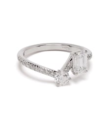 Bague Toi+Moi 0.25 carat 0.6 carat pavée Loyal.e Paris