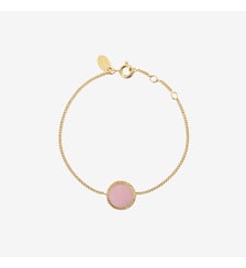Bracelet doré nacre blanche - lady Caroline Najman