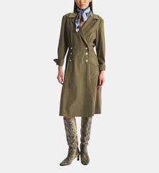 Robe portefeuille Namo en coton Ines de la Fressange Paris