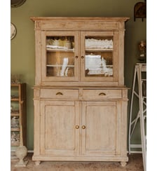 Buffet à deux corps en bois Gilbert N°1886- Produit chiné Debongout