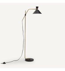 Lampadaire laiton vieilli Zoticus AM.PM