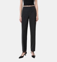 Pantalon de tailleur droit en laine mélangée The Kooples