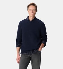 Pull col bateau tricot mousseux Ikks