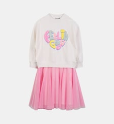 Robe bi-matière Billieblush