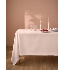 Nappe en coton aspect lin pois dorés Cyrillus
